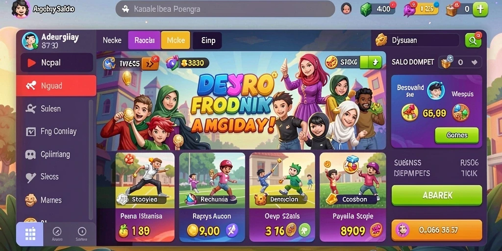 Tampilan antarmuka FURLA77 yang menarik dan modern.