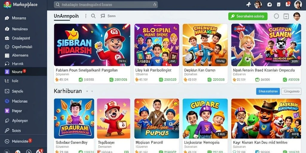 Tampilan antarmuka yang sederhana dan ramah pengguna.