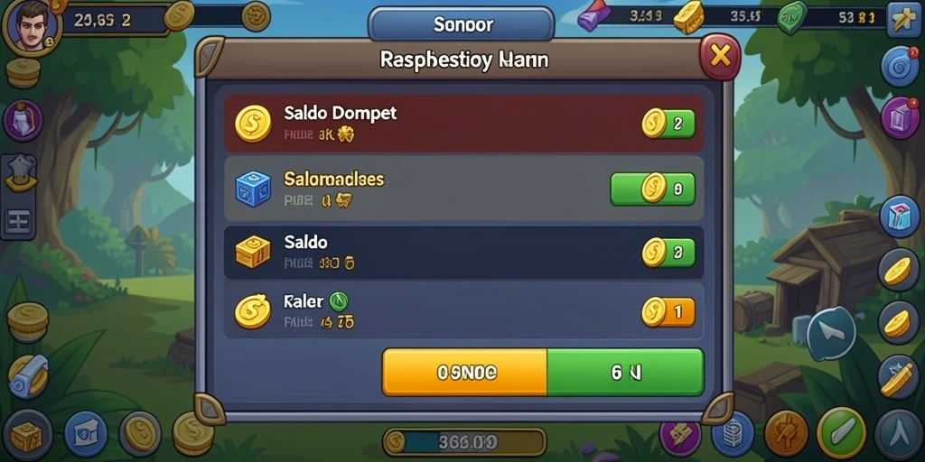 Screenshot menampilkan grafis permainan yang memukau.