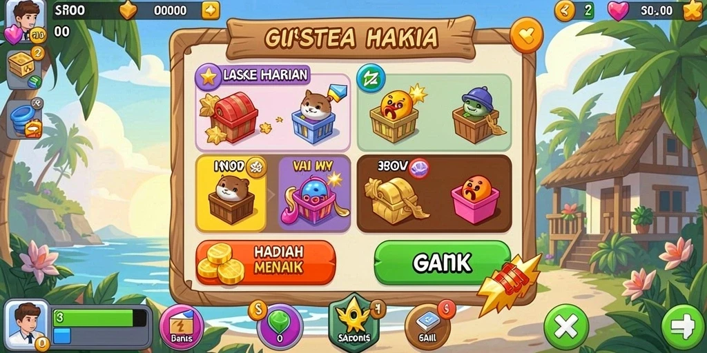Tampilan antarmuka yang user-friendly.