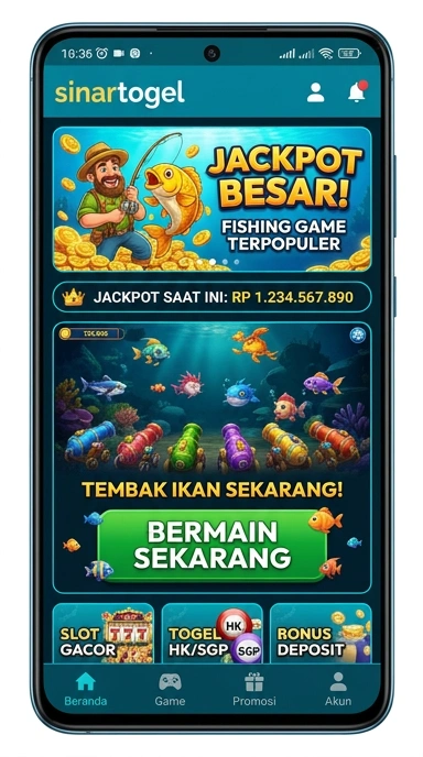 Cuplikan layar menu unduhan sinartogel untuk perangkat Android